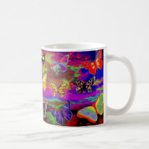 Schmetterlings-Becher Kaffee Tasse