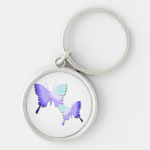 Schmetterlings-Entwurf Keychain Schlüsselband