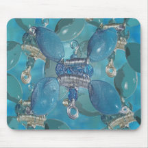 Schmetterlings-Erinnerungens-Blau Mousepad