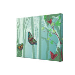 Schmetterlings-Fantasie-Leinwand-Druck Gespannte Galeriedrucke