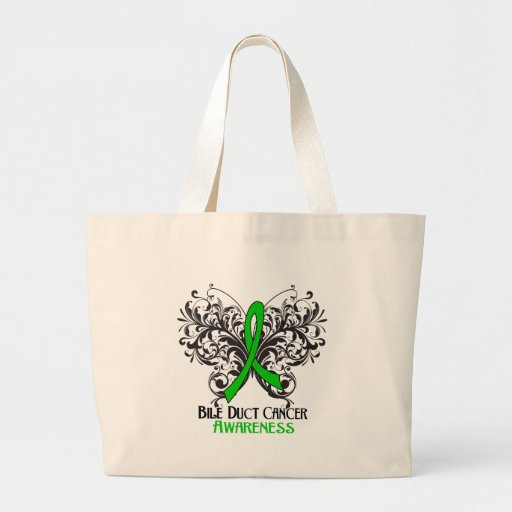 Schmetterlings-Gallenwegskrebs-Bewusstsein Tasche