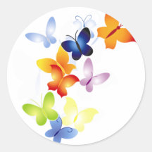 Schmetterlings-Schmetterlinge Stickers