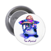 "Schmiere-Auch Musical" Knopf Buttons