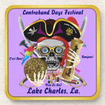 Schmuggeltage Lake Charles, Louisiana. 30 Farben Getränke Untersetzer