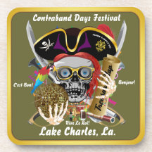 Schmuggeltage Lake Charles, Louisiana. 30 Farben Drink Untersetzer