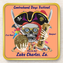 Schmuggeltage Lake Charles, Louisiana. 30 Farben Getränk Untersetzer