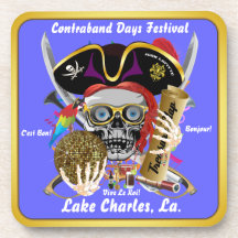 Schmuggeltage Lake Charles, Louisiana. 30 Farben Getränk Untersetzer
