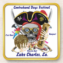 Schmuggeltage Lake Charles, Louisiana. 30 Farben Drink Untersetzer