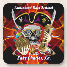 Schmuggeltage Lake Charles, Louisiana Getränke Untersetzer