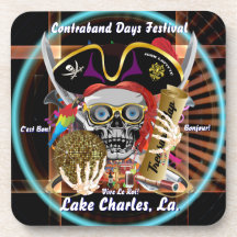 Schmuggeltage Lake Charles, Louisiana Getränke Untersetzer