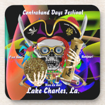 Schmuggeltage Lake Charles, Louisiana Getränke Untersetzer