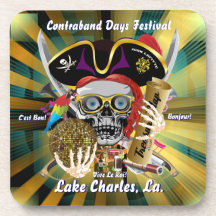 Schmuggeltage Lake Charles, Louisiana Getränk Untersetzer