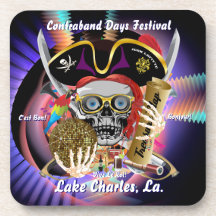 Schmuggeltage Lake Charles, Louisiana Getränk Untersetzer