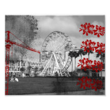 Schmutz-Riesenrad Kunstfoto
