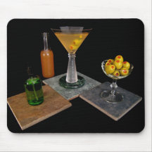 Schmutziger Martini Mauspads