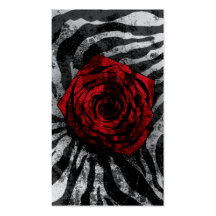 Schmutziger RoseZebra 01 Visitenkarte