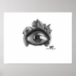 schmutziges Auge Poster