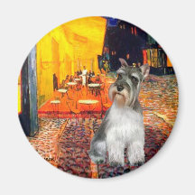 Schnauzer 11N - Terrasse-Café Magnete
