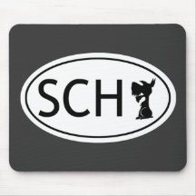 Schnauzer Abbeviation SCH Mauspads