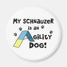 Schnauzer-Agility-Hund Magnete