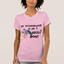 Schnauzer-Agility-Hund T-shirts