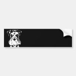 Schnauzer-Geschenke - Autoaufkleber