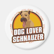 Schnauzer-Hundeliebhaber Magnete