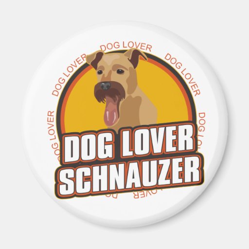 Schnauzer-Hundeliebhaber Magnete