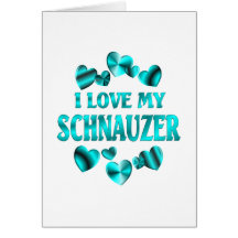 SCHNAUZER Liebe Karte
