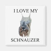 SCHNAUZER Liebe! Magnete