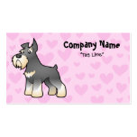 Schnauzer-Liebe Visitenkarten Vorlagen