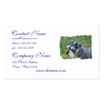 Schnauzer-Visitenkarten visitenkarten