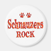Schnauzers-Felsen Magnete