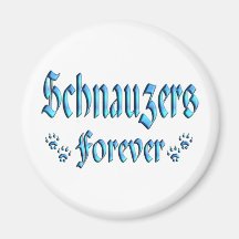 Schnauzers für immer kühlschrankmagnete