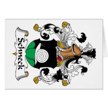 Schneck Family Crest Card
