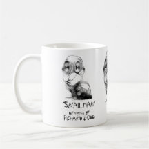 Schnecke, Mann, Snailman, Snailman, vorbei zeichne Kaffee Tasse
