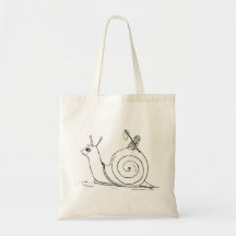 Schneckespur Einkaufstaschen