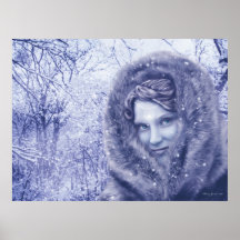Schnee-Göttin-Plakat