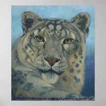 Schnee-Leopard Plakate