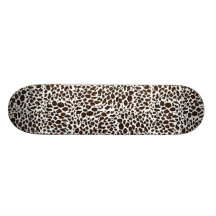 Schnee-Leopard-Tierdruck Individuelle Decks