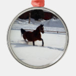 Schnee-Pferd Ornament