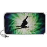 Schnee-Ski-Geschenk Notebook Speaker