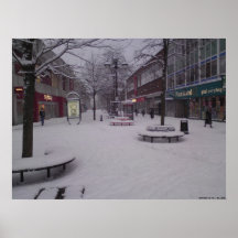 Schnee-Tag Posterdrucke