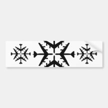 Schneeflocke der Flugzeug-B-52 Auto Sticker