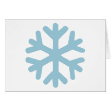 Schneeflocke Grußkarten
