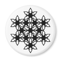 Schneeflocke-Magnet magnete