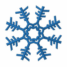SCHNEEFLOCKEN BESTICKTES POLO