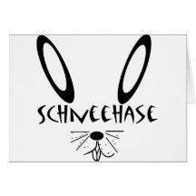 Schneehase Grußkarten