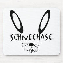Schneehase Mauspads