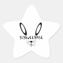 Schneehase Stickers